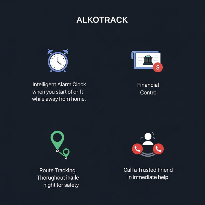 ALKA-TRACK Smart Alarm, Financial Control, Route Tracking & Safety Call Feature ALKA-TRACK Smart Alarm, Financial Control, Route Tracking & Safety Call Feature