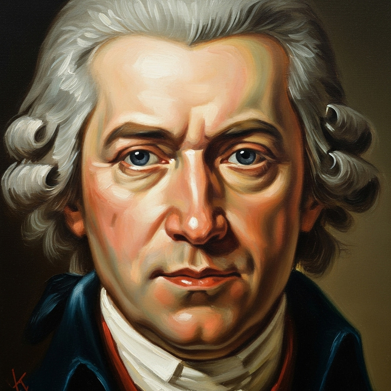 Ludwig van Beethoven's Intensity - Masterpiece Oil Painting