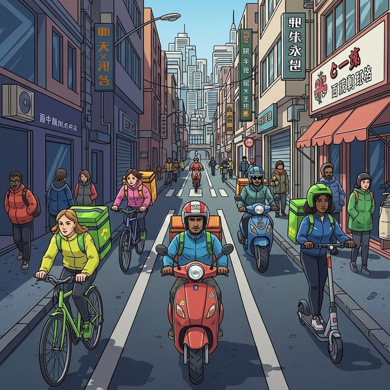 Swift Couriers Maneuvering in Urban Areas | Reliable Delivery Services