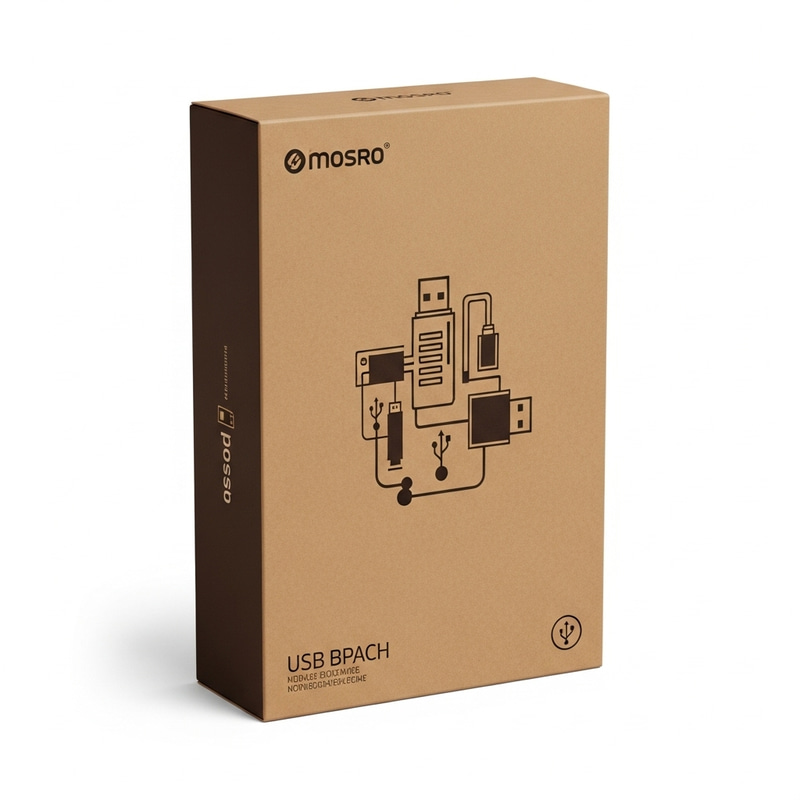 Minimalistic USB Equipment Packaging | Professional Design