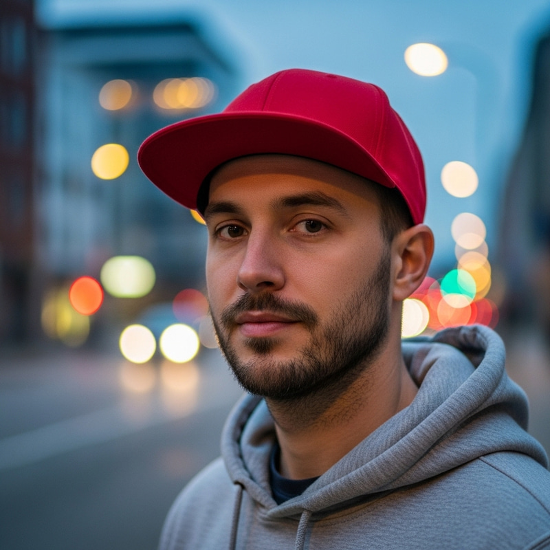 Stylish Red Cap for Men: Trendy Headwear Collection