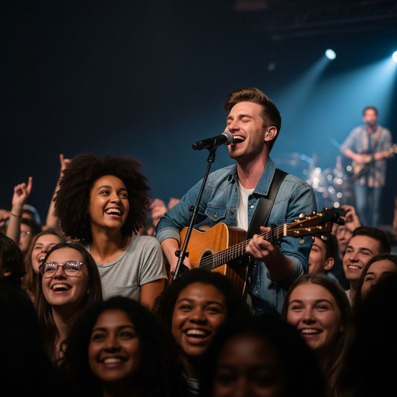 Romantic Moment at Cup of Joe Concert Creates Buzz