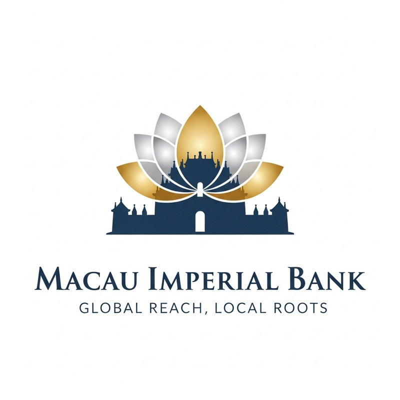 Macau International Bank Logo Design Macau International Bank Logo Design