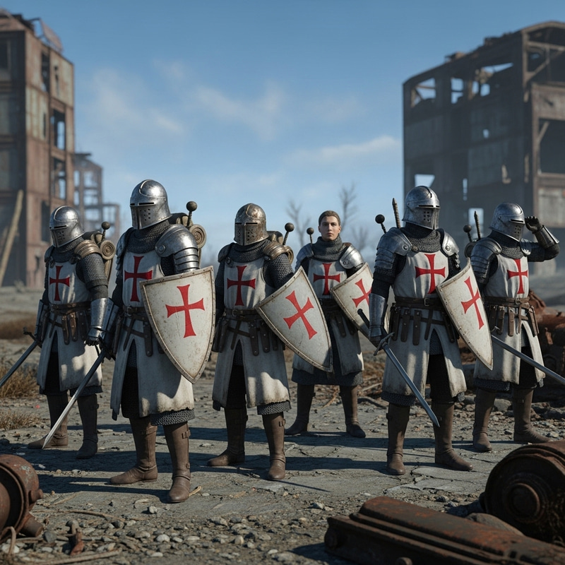 5 Templar Characters from the game S.T.A.L.K.E.R. 5 Templar Characters from the game S.T.A.L.K.E.R.