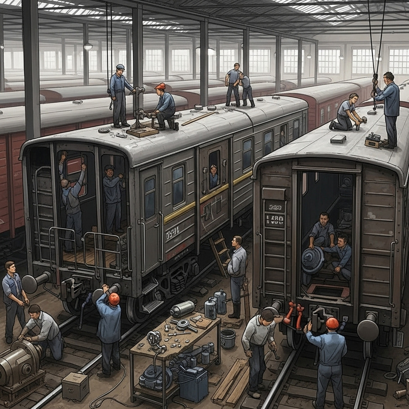 Almaty Depot: Wagon Maintenance and Repair Services