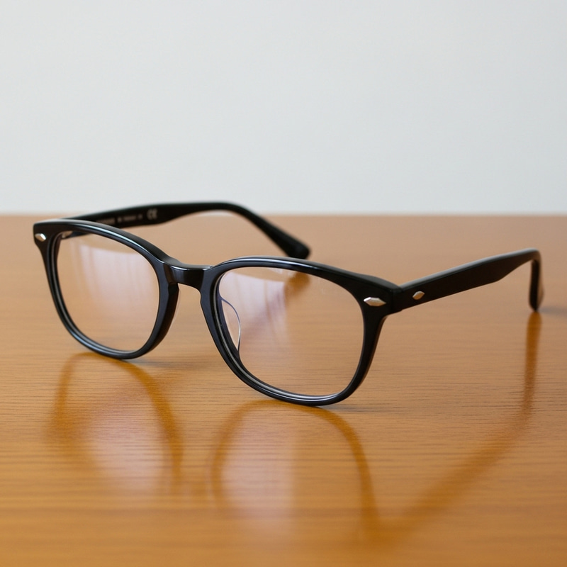 Stylish Black Glasses with Clear Lenses Stylish Black Glasses with Clear Lenses