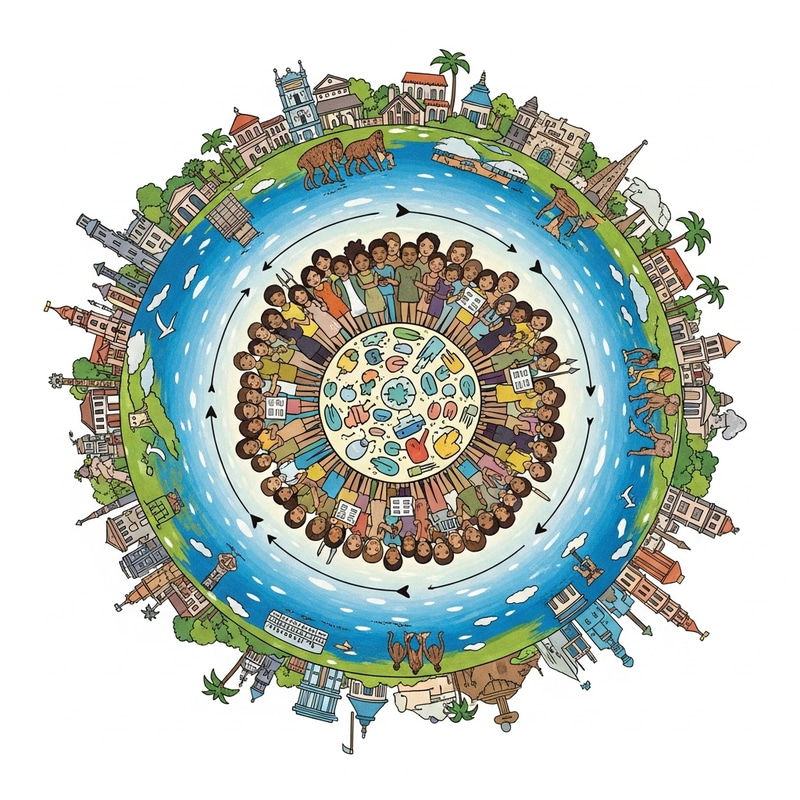 Understanding the Dynamics of Societal Transformation - In-depth Illustration Understanding the Dynamics of Societal Transformation - In-depth Illustration