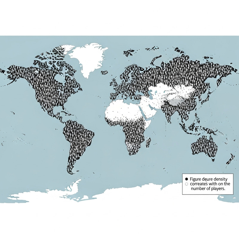 Global Golf Players Distribution Worldwide Global Golf Players Distribution Worldwide