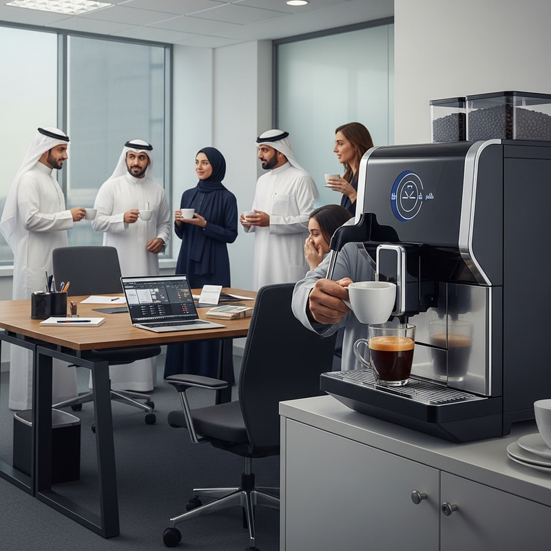 Office Coffee Machine | Saudi Office Culture