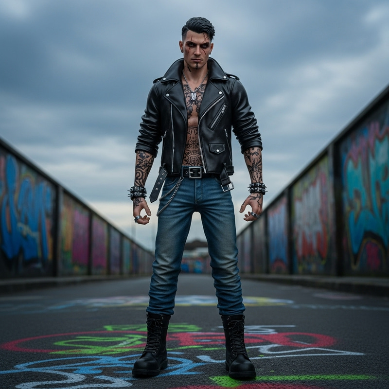 Create an Image of a Gang Member Create an Image of a Gang Member