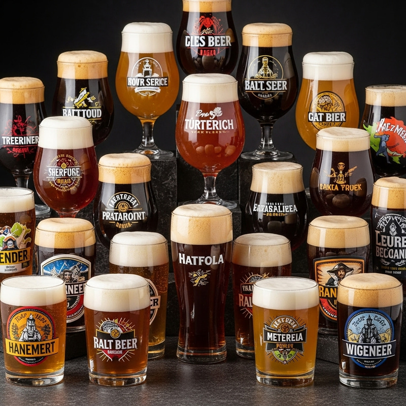 Captivating Craft Beer Collection: Stunning Image & Rich Flavors Captivating Craft Beer Collection: Stunning Image & Rich Flavors