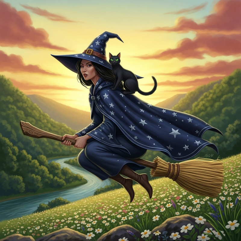 Mystical Adventure of a Witch