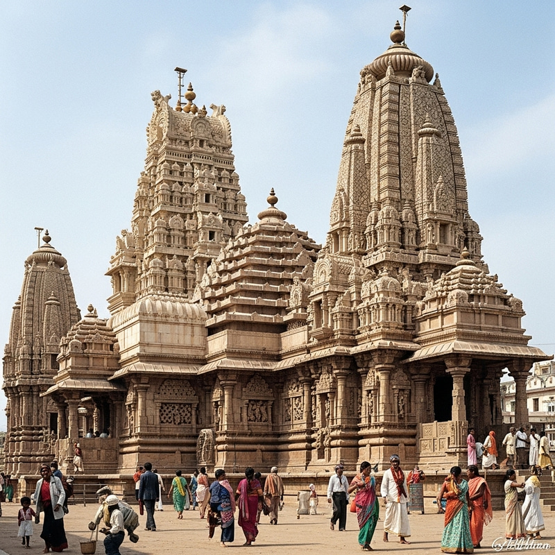 Ram Mandir 1980 in Traditional Indian Architecture