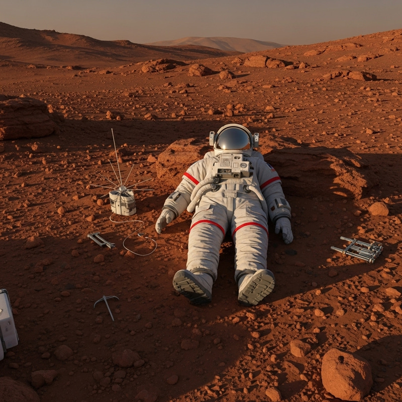 Mysterious Death of Astronaut on Mars Mysterious Death of Astronaut on Mars