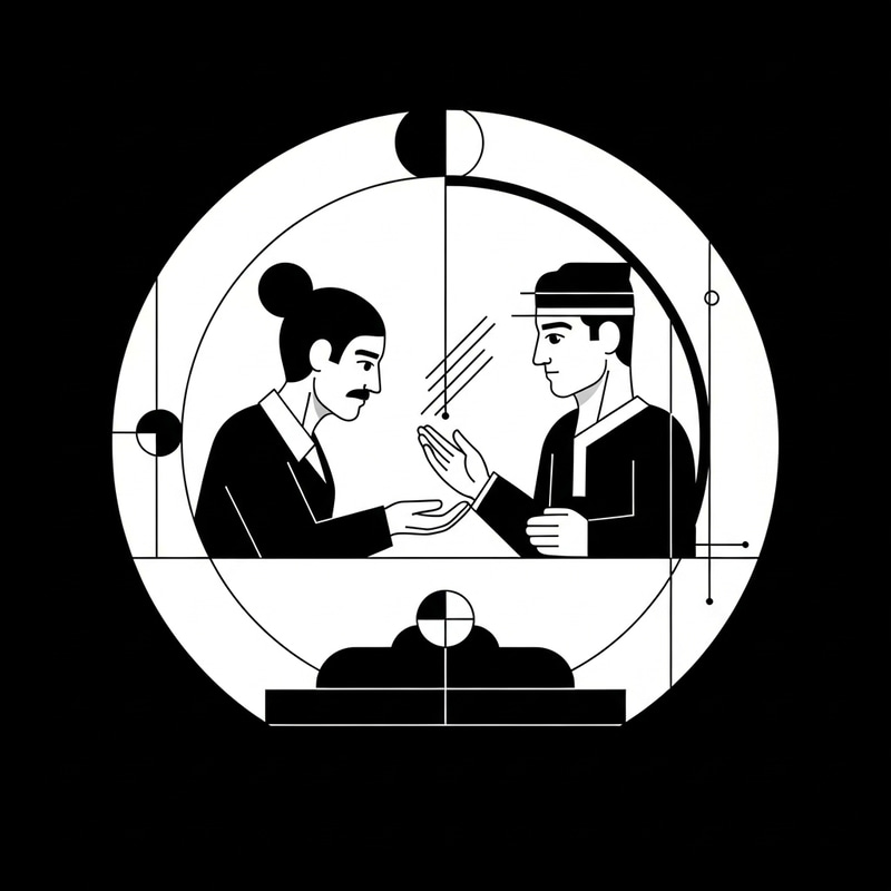 Minimalist Design with Geometric Shapes & Lines in Black and White Minimalist Design with Geometric Shapes & Lines in Black and White