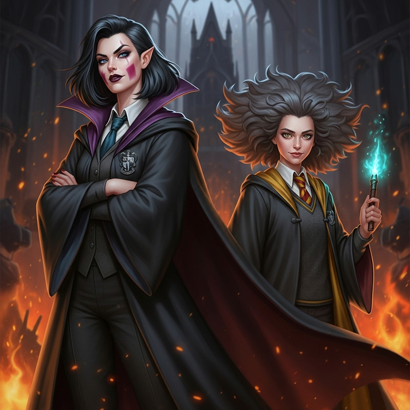 Bella Black and Hermione Granger: Love, War, Hogwarts, Dark Fire Bella Black and Hermione Granger: Love, War, Hogwarts, Dark Fire