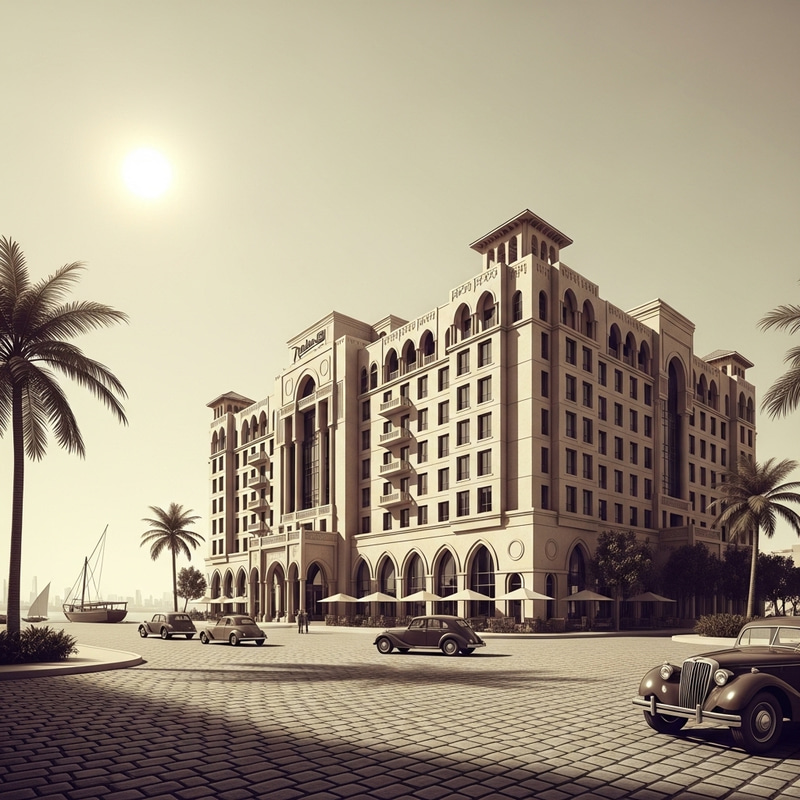 Vintage Radisson Blu Creek Dubai