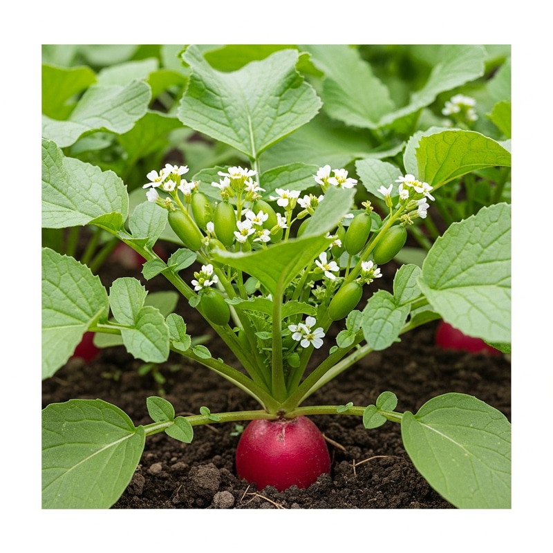 Radish Plant Fruiting: Harvesting Fresh Radishes Radish Plant Fruiting: Harvesting Fresh Radishes