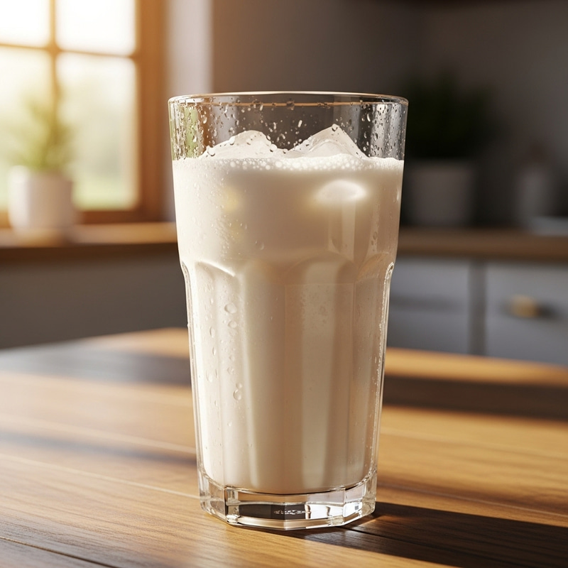 Vibrant Frothy Milk: Invigorating & Refreshing