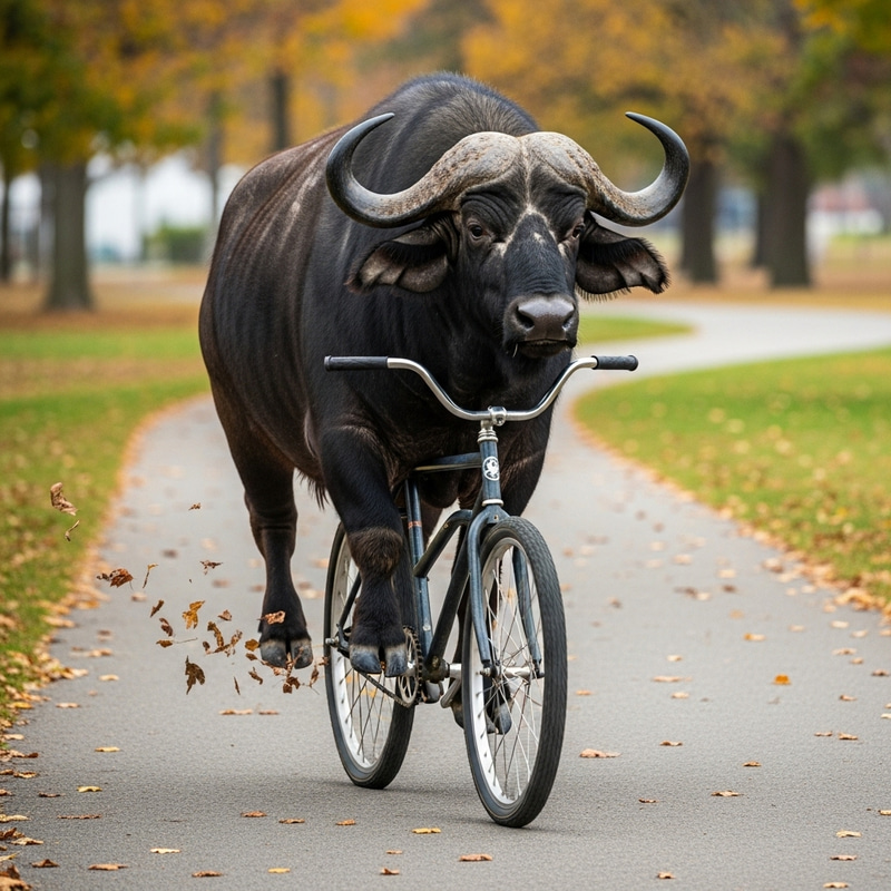 Buffalo Riding Bike | Park Adventure Buffalo Riding Bike | Park Adventure