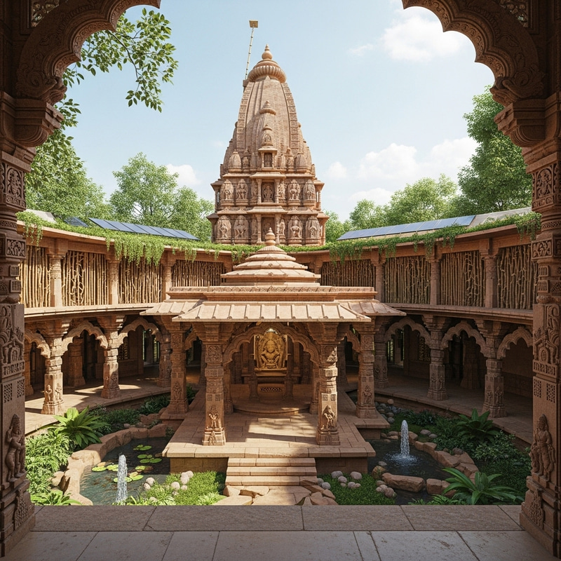 Sustainable Design Elements Inspired by Ram Mandir Architecture