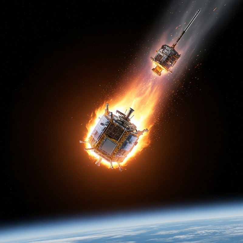 Nanosatellite 3U Reentry: Atmosphere Burning Nanosatellite 3U Reentry: Atmosphere Burning