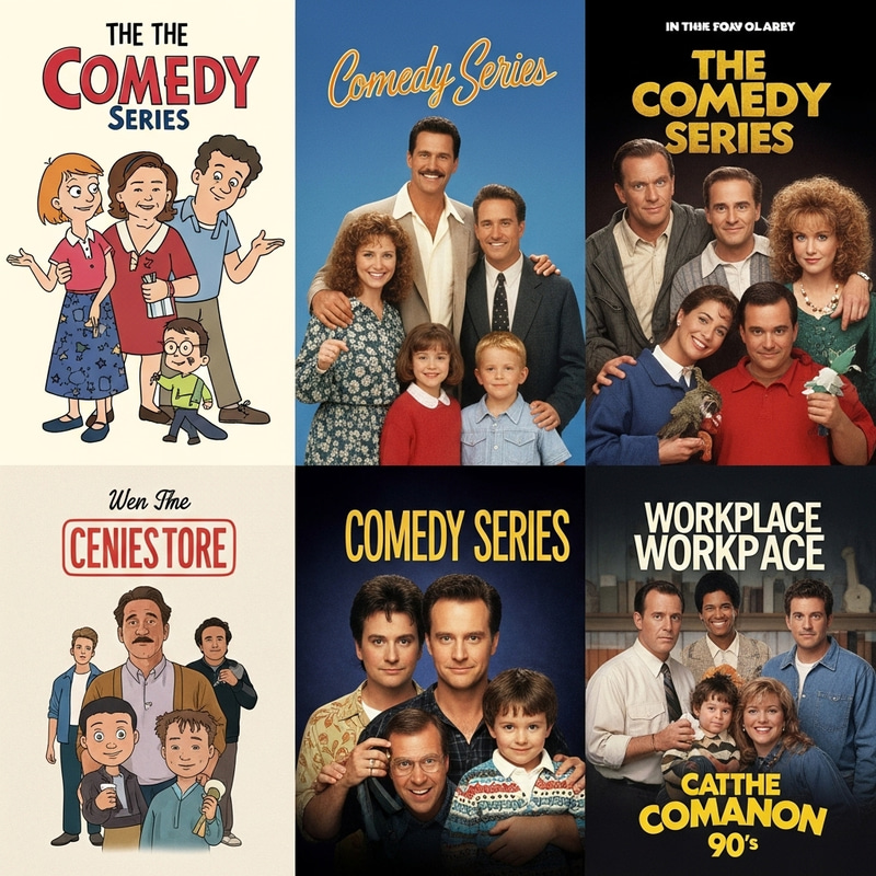 90s Comedy Series Posters: Nostalgic Collection 90s Comedy Series Posters: Nostalgic Collection