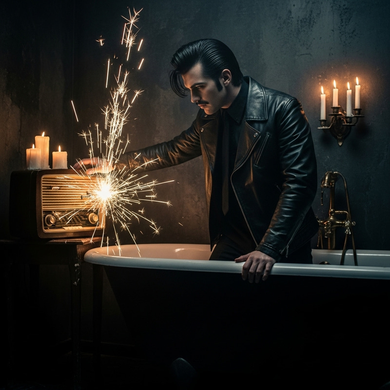 Gothic Greaser Electro Shock: Vintage Radio Bathtub Tragedy Gothic Greaser Electro Shock: Vintage Radio Bathtub Tragedy