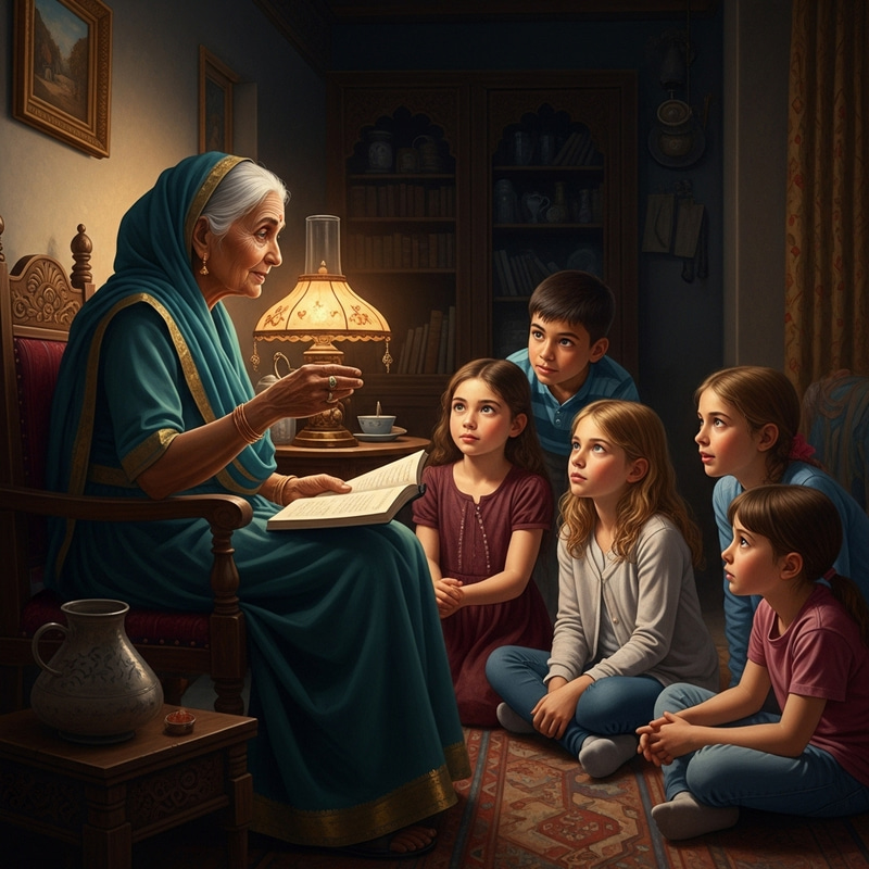 The Power of Storytelling on Child Development, (SUBJECT), (STYLE)