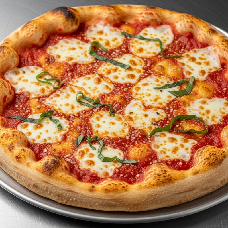 Delicious $1 Dollar Pizza with Marinara and Mozzarella Delicious $1 Dollar Pizza with Marinara and Mozzarella