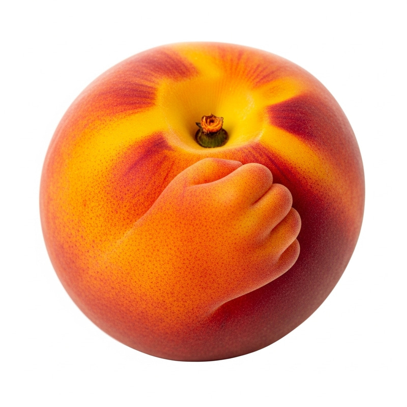 Abstract Peach Rump | Vivid Close-Up Hint Abstract Peach Rump | Vivid Close-Up Hint