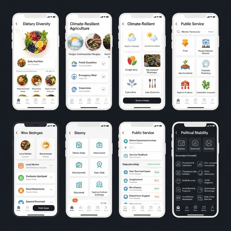 Mobile App: Nutritional Tracking, Food Security, Climate Resilience, Public Service Delivery Mobile App: Nutritional Tracking, Food Security, Climate Resilience, Public Service Delivery