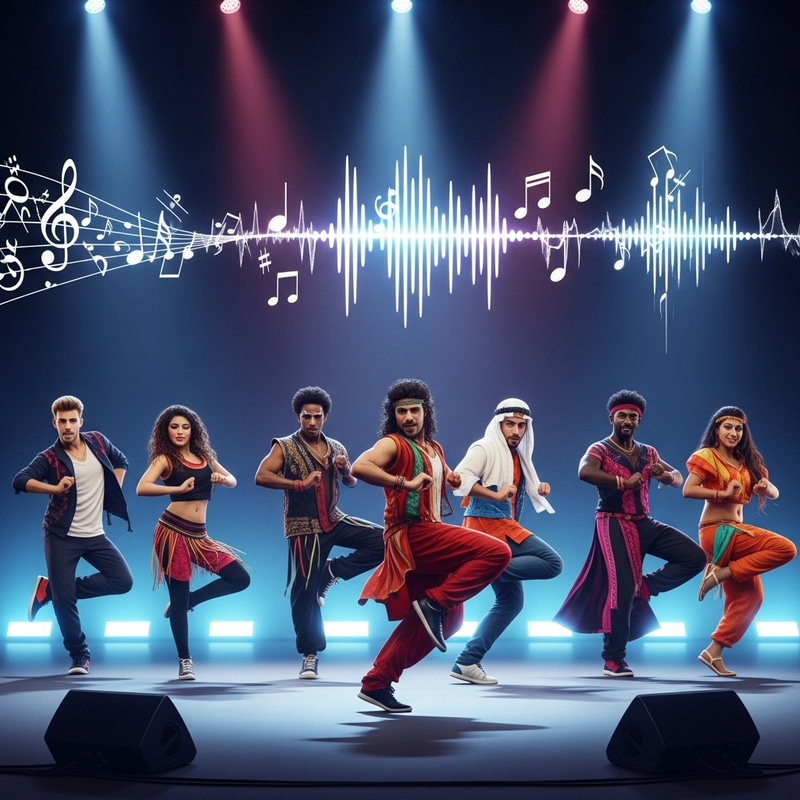 Vibrant Dance Performance with Dynamic Moves Vibrant Dance Performance with Dynamic Moves