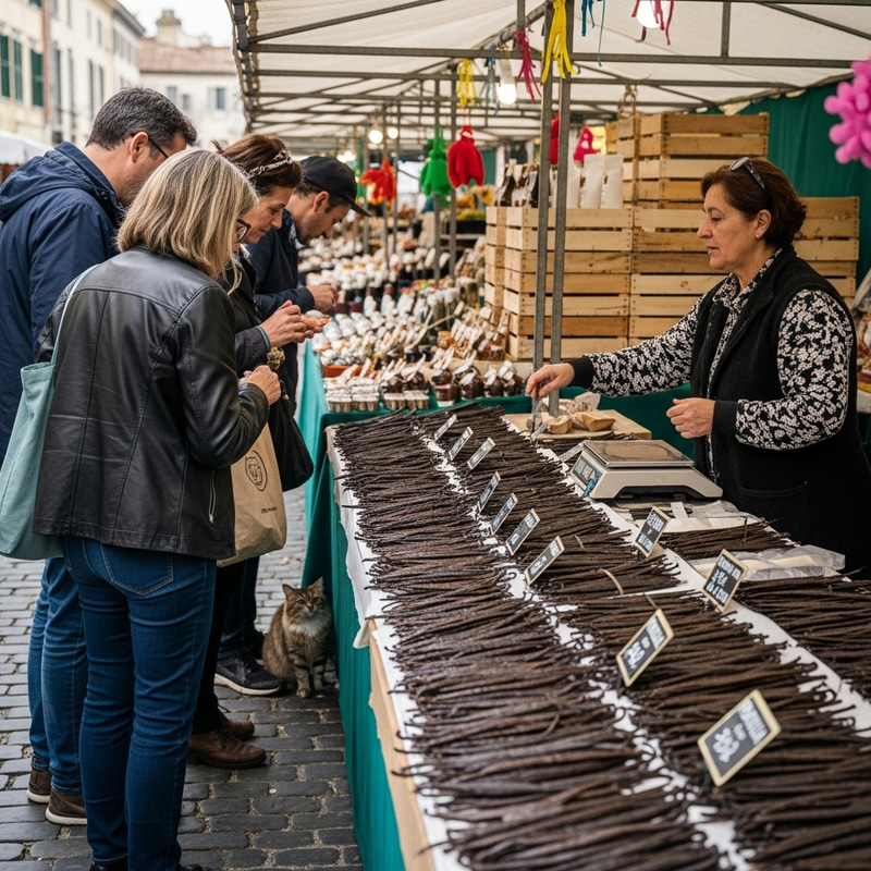 Premium Vanilla Pods at Vibrant Market Premium Vanilla Pods at Vibrant Market