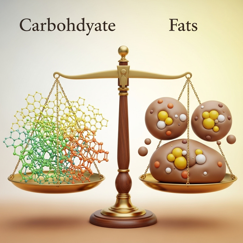 Carbohydrates vs Fats Nutritional Comparison