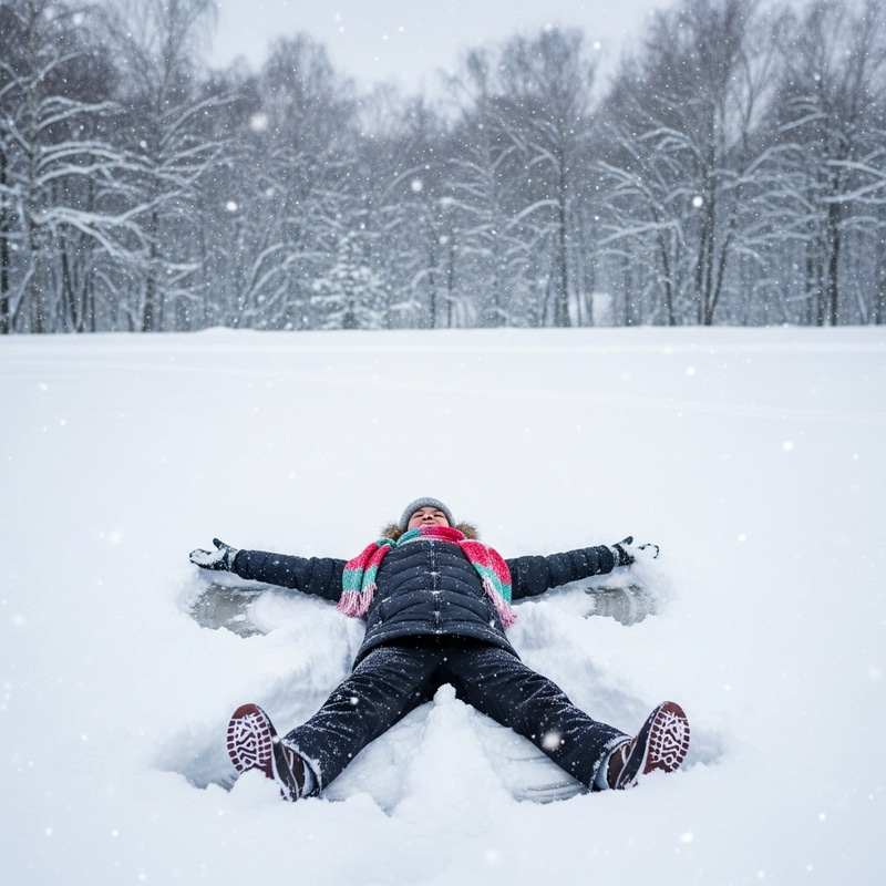 Snow Angel Fun: Embrace Winter Bliss Snow Angel Fun: Embrace Winter Bliss