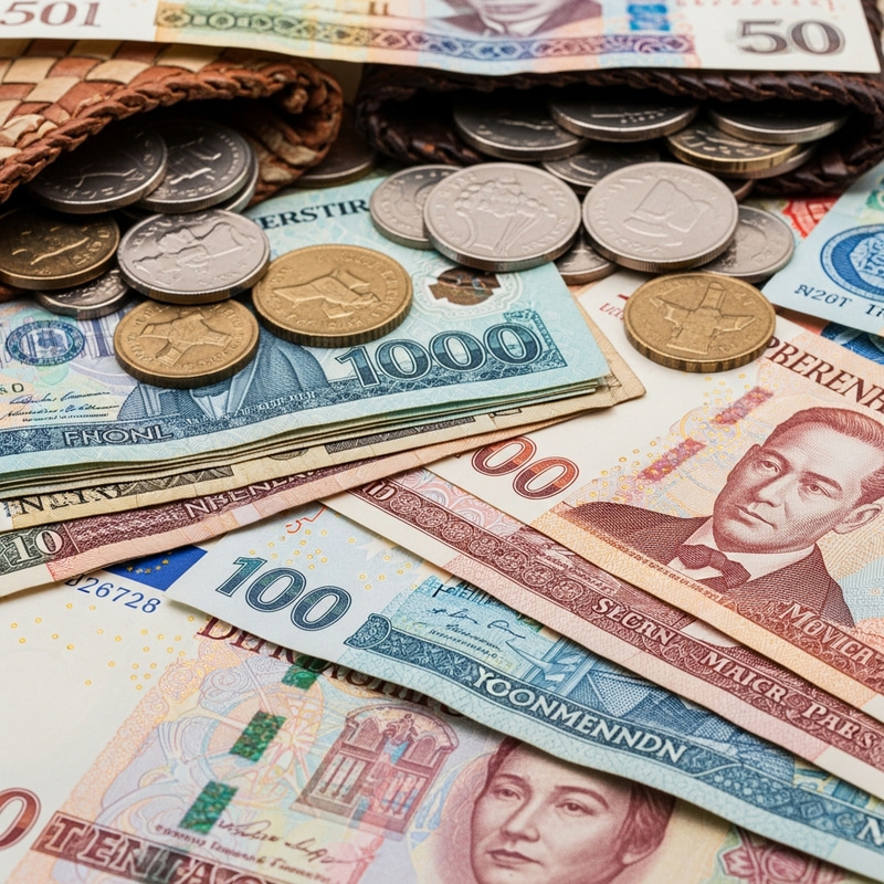 Money Collection: Banknotes & Coins Showcase