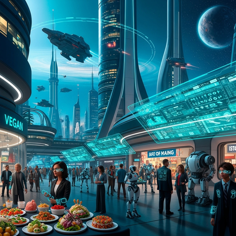 Futuristic AI Design and High-Tech Buildings Futuristic AI Design and High-Tech Buildings