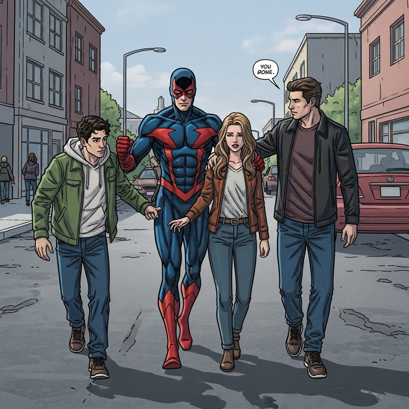 Superhero Saves Couple but Tragedy Strikes: Girlfriend's Death