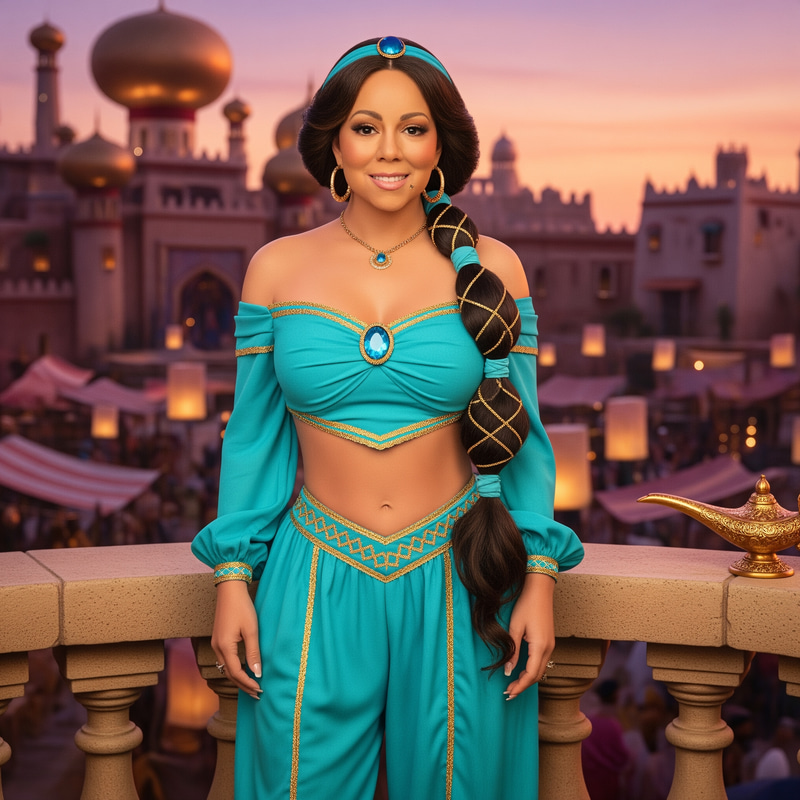 Mariah Carey as Jasmine: A Stunning Transformation