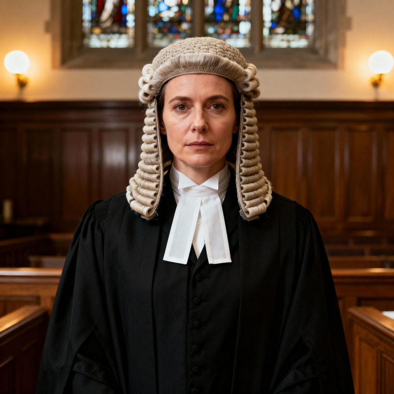 Lawyer Look with Wig Cap - Transform Your Image Lawyer Look with Wig Cap - Transform Your Image