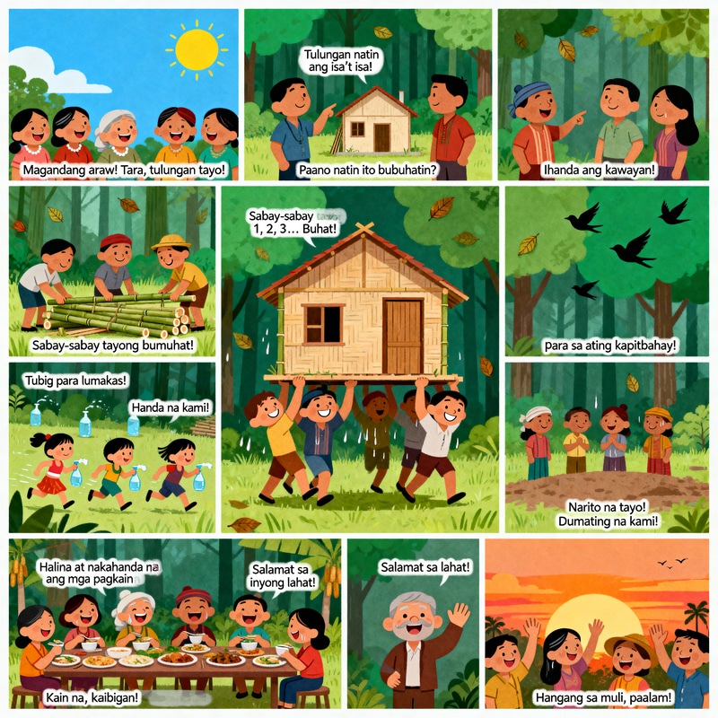Bayanihan Spirit: A Cartoon Comic Strip Adventure Bayanihan Spirit: A Cartoon Comic Strip Adventure