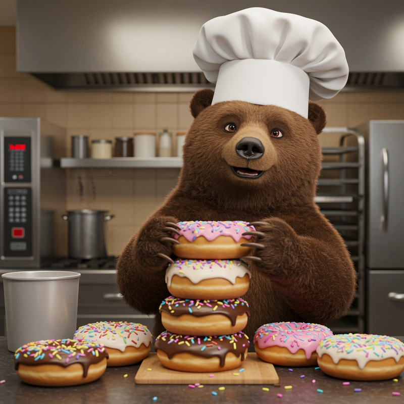 Oso Chef: Mastering Donuts with a Twist Oso Chef: Mastering Donuts with a Twist