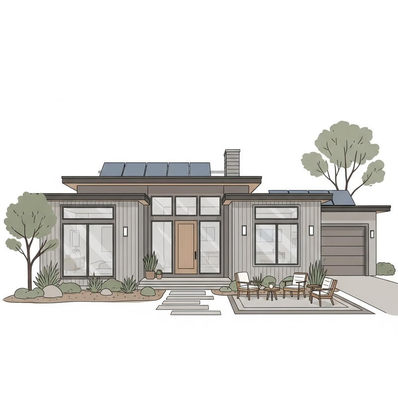 Stylish Modern House Design - Budget-Friendly Finishing Stylish Modern House Design - Budget-Friendly Finishing