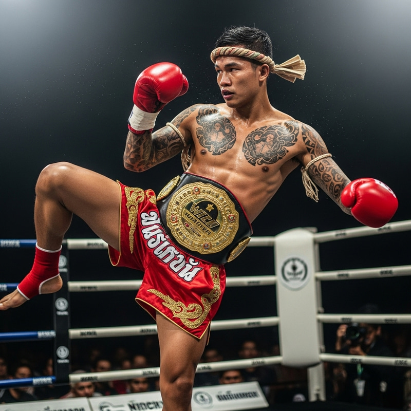 Handsome Thai Boxer: Champion Status