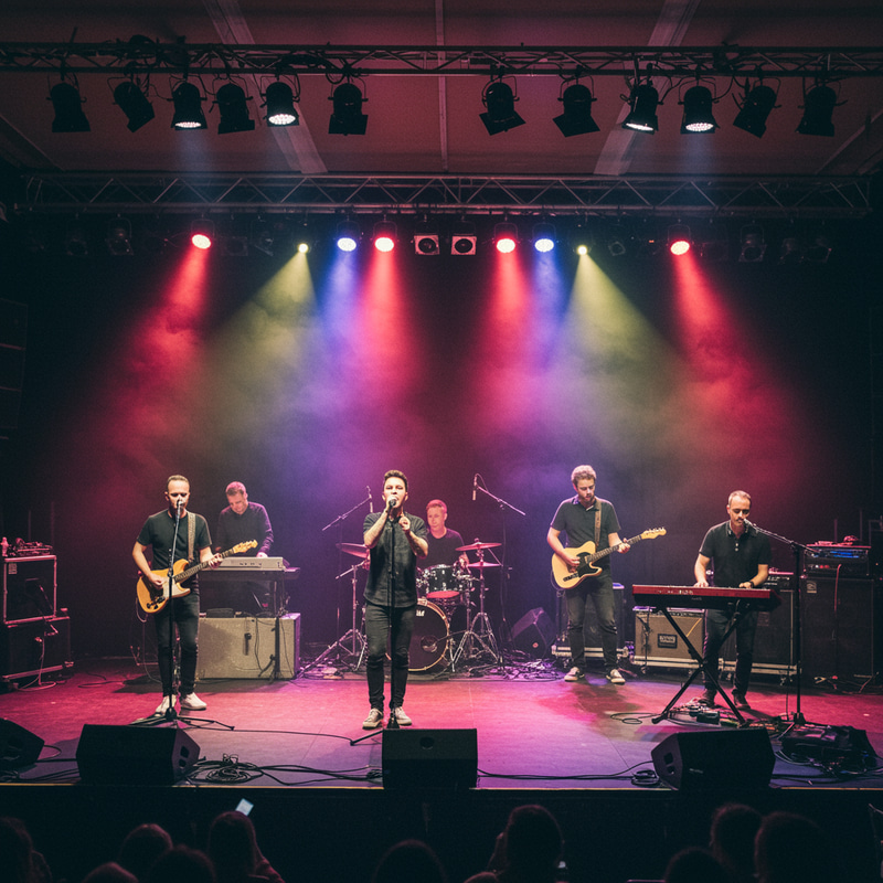 Detailed Stage Plot for Musicians Setup