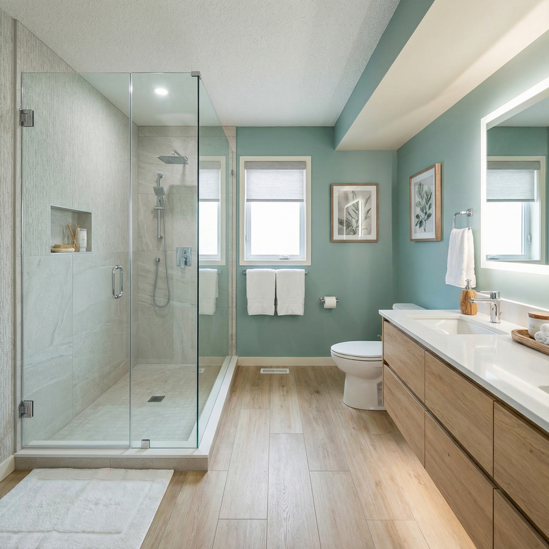 Modern Walk-In Shower Makeover Ideas