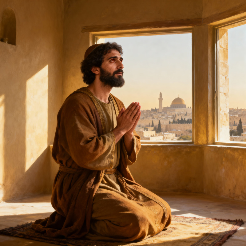 Daniel Praying: A Biblical Scene of Faith Daniel Praying: A Biblical Scene of Faith