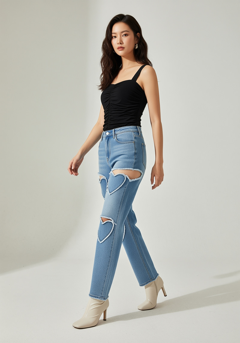 Stylish Portrait of a Young East Asian Woman Stylish Portrait of a Young East Asian Woman