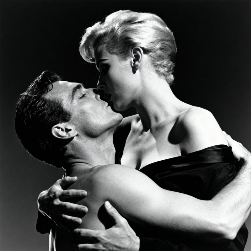 Passionate Embrace of a Pop Artist and Australian Star Passionate Embrace of a Pop Artist and Australian Star